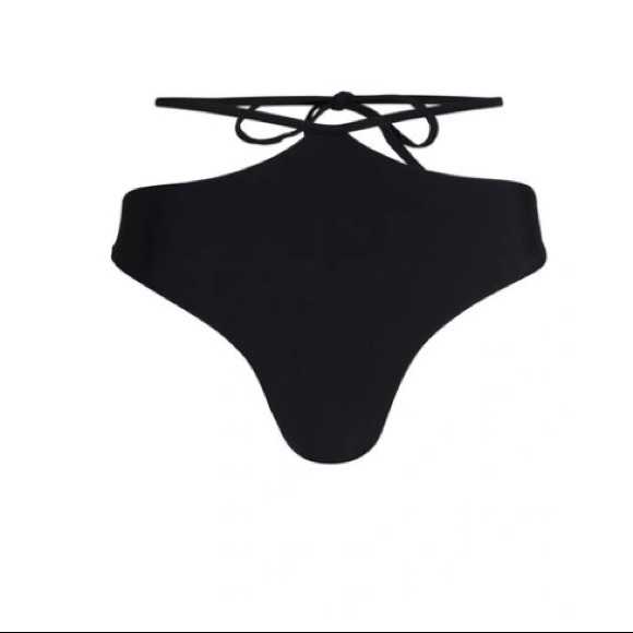 DEVON WINDSOR Swim Devon Windsor Black Sky Cut Out Bikini Bottom